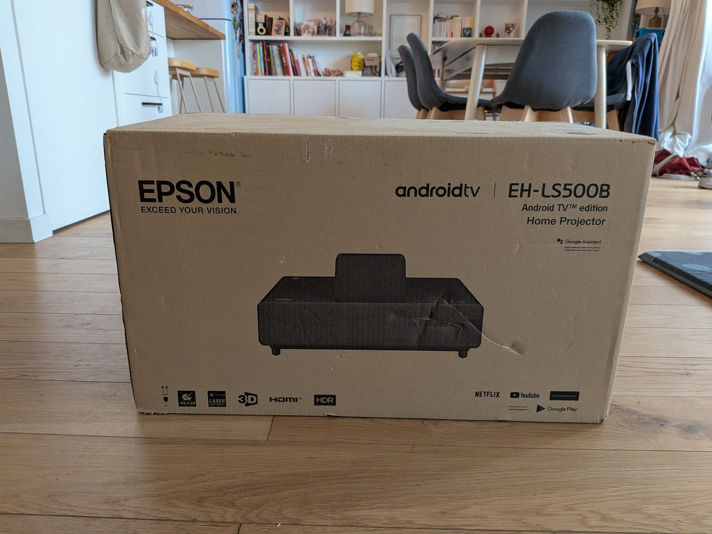 Vidéoprojecteur Laser Epson EH-LS500 Noir