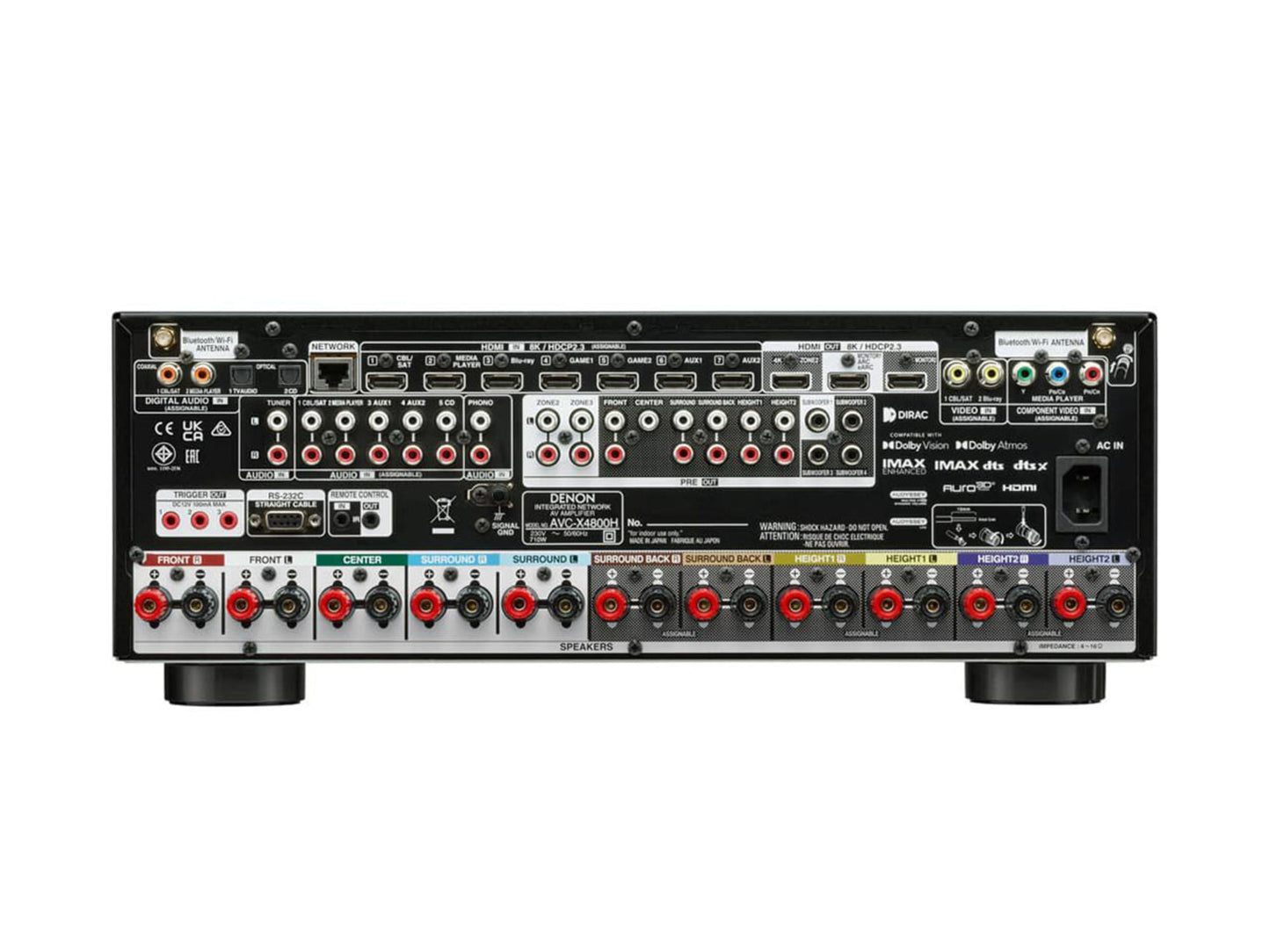 DENON AVC-X4800H Noir