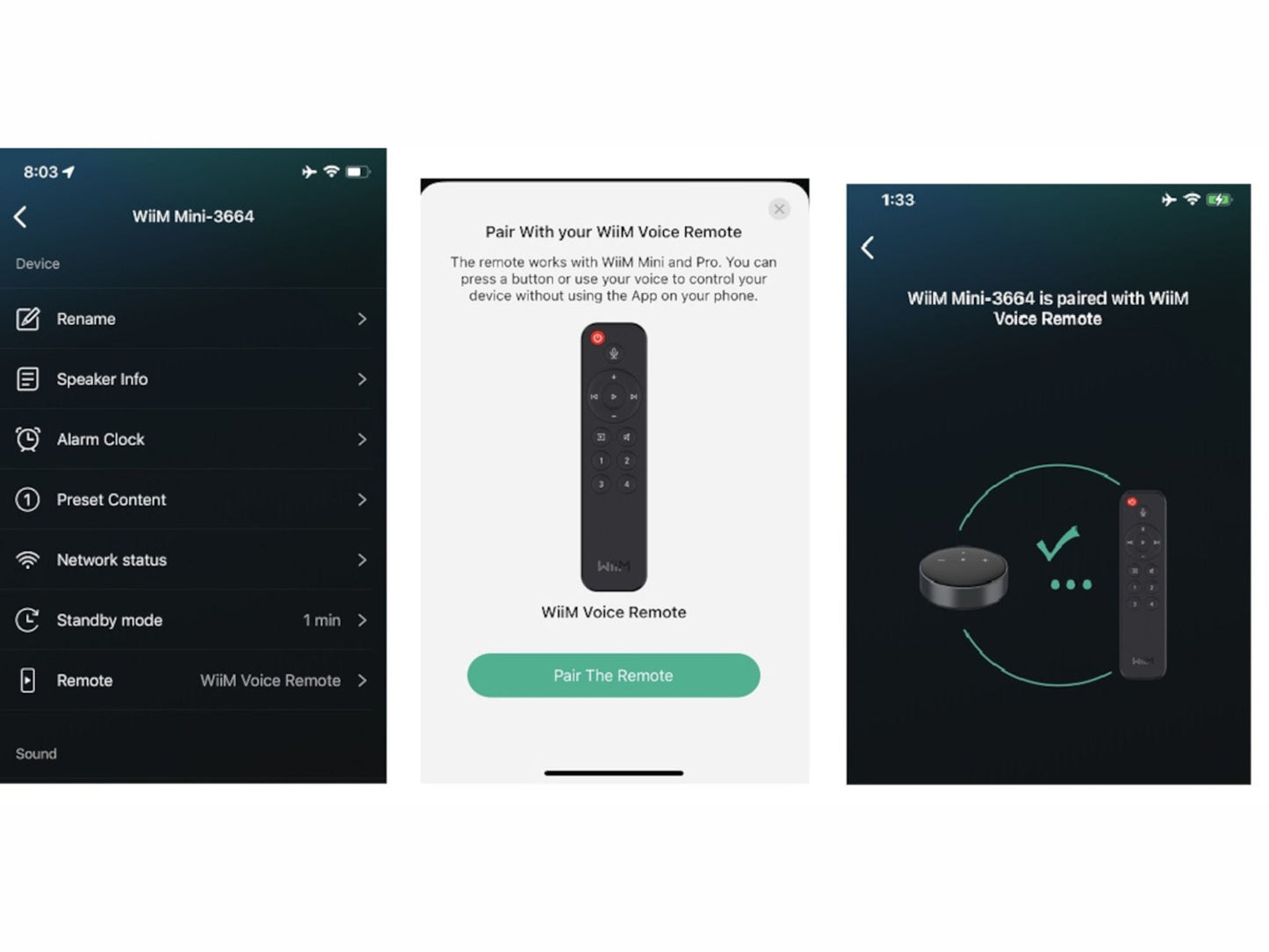 WIIM Télécommande Voice Remote