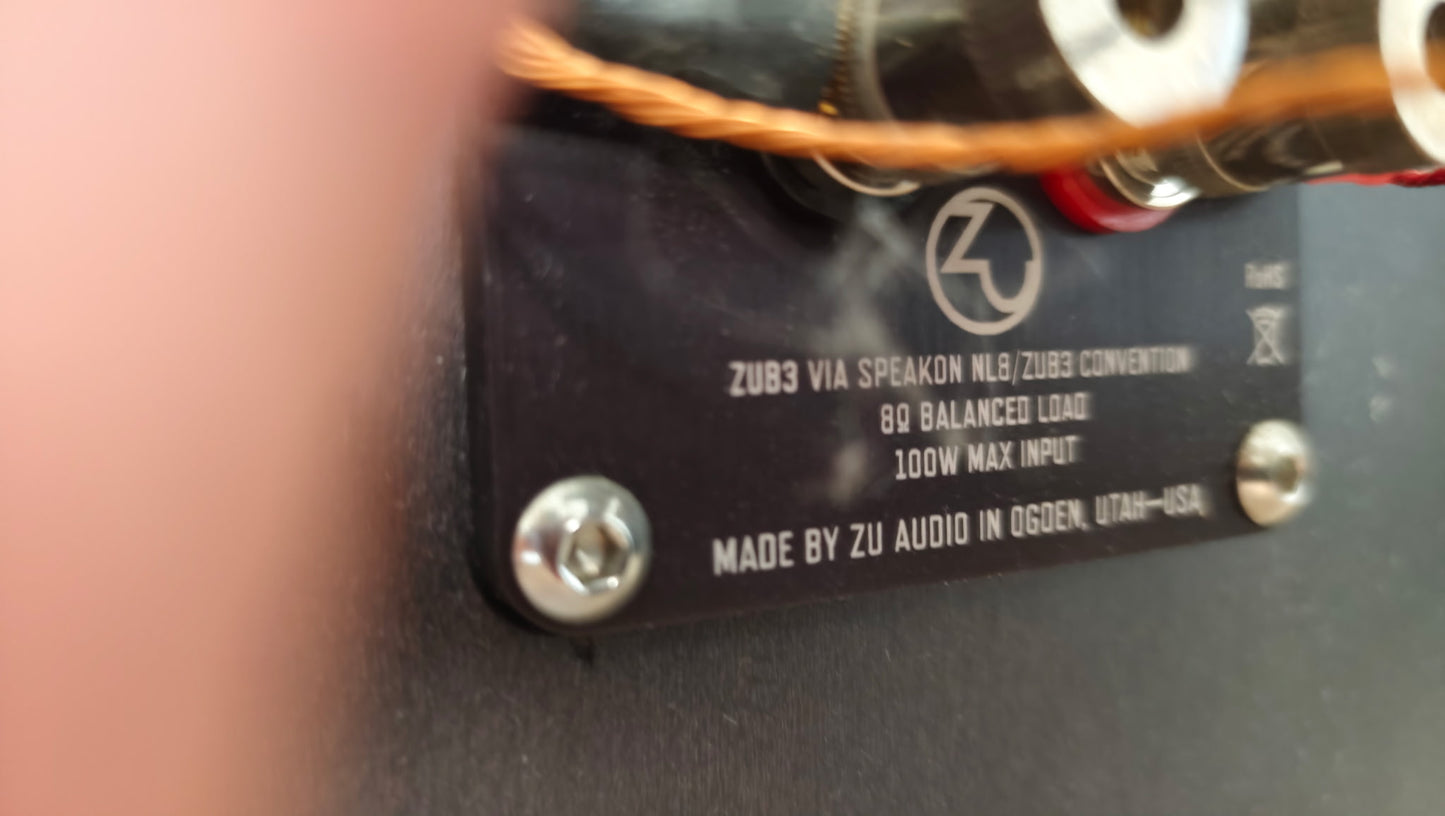 Enceintes ZU soul MK2 - contres pointes - cables  - Super TWEETER