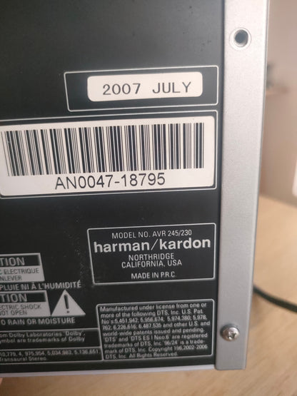 Ampli Harman/Kardon