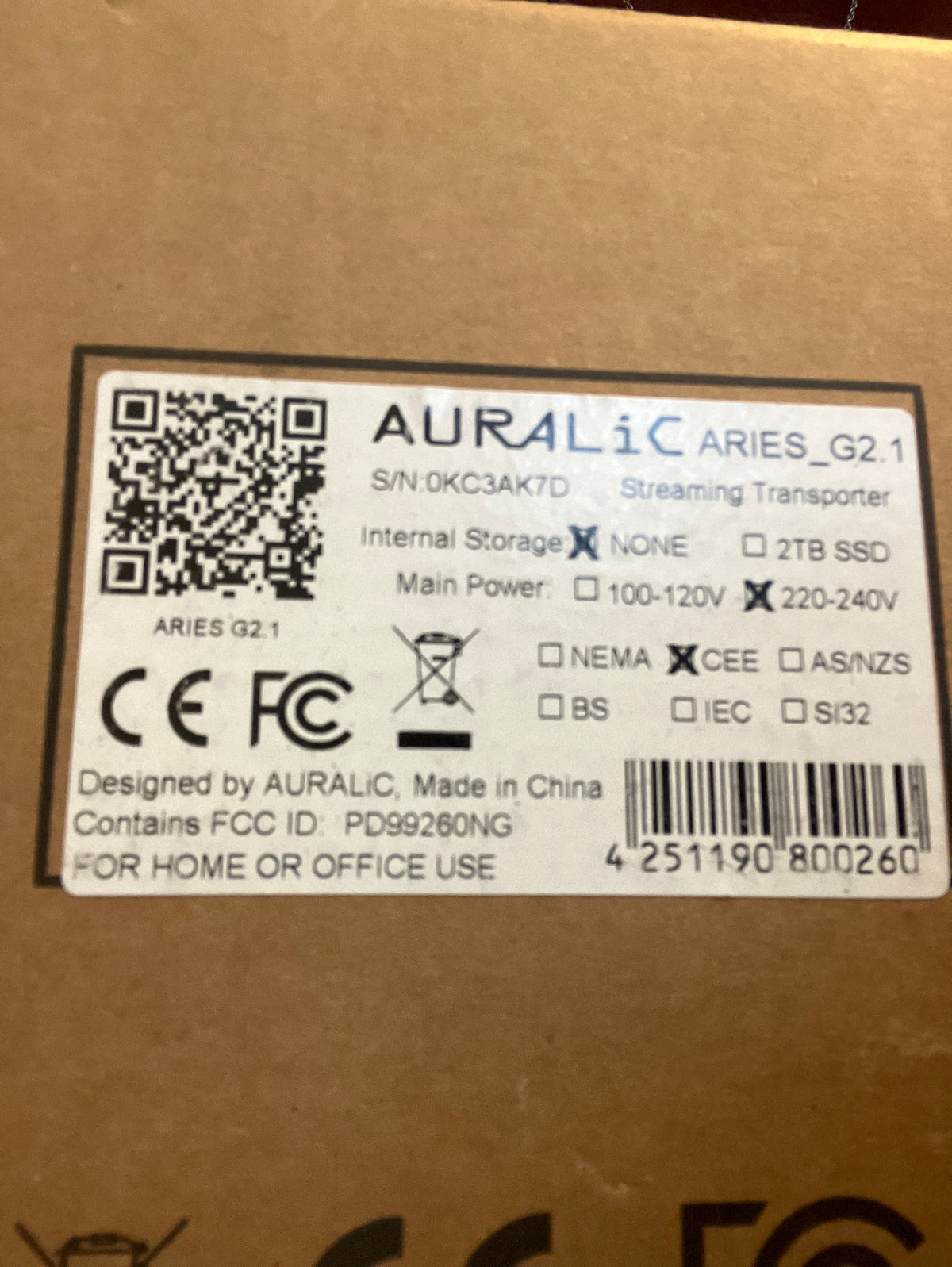 Streamer Auralic Aries G2.1