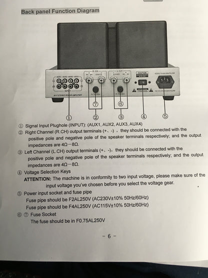Ampli tubes Pier Audio MS 480 SE
