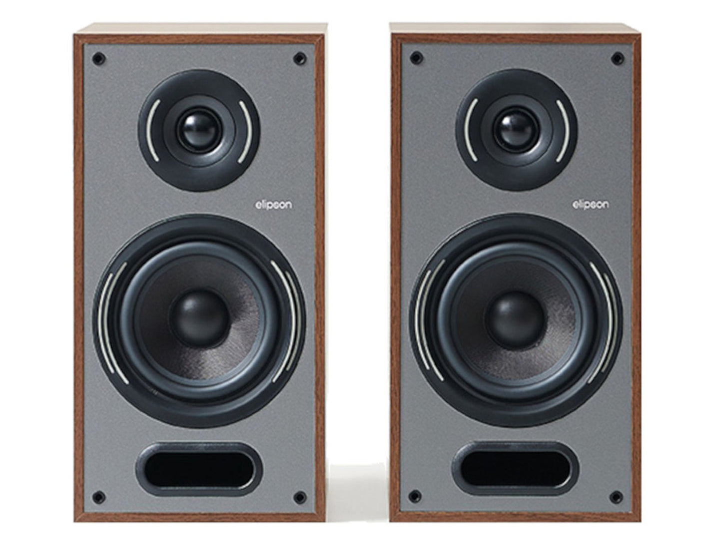 ELIPSON HORUS 6B Walnut - Dark Grey (la paire)