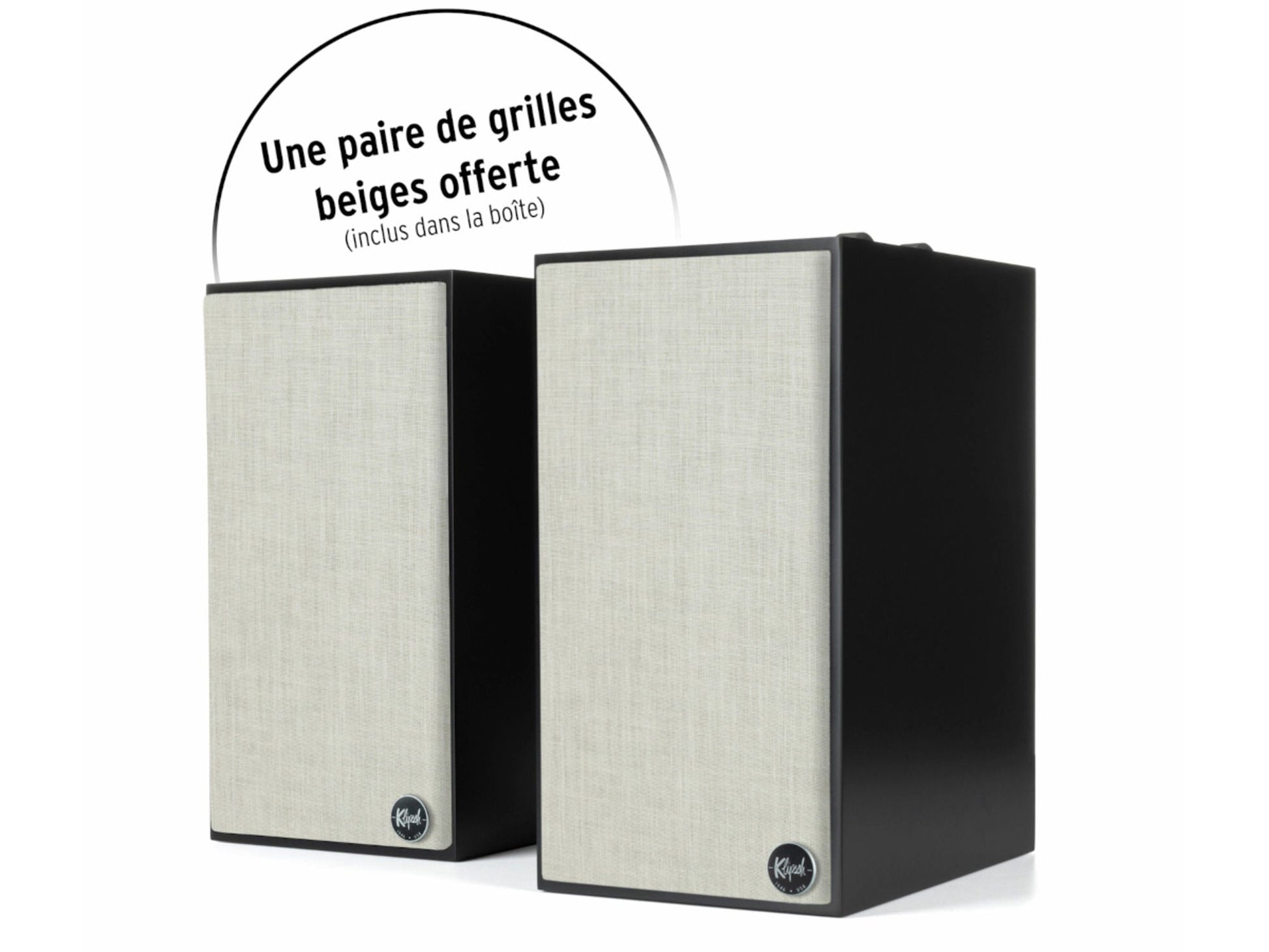 KLIPSCH THE FIVES Noir Mat (la paire)