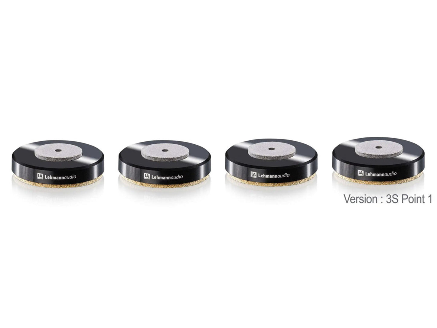 LEHMANN AUDIO 3S Point 3.6 Noir (lot de 4)