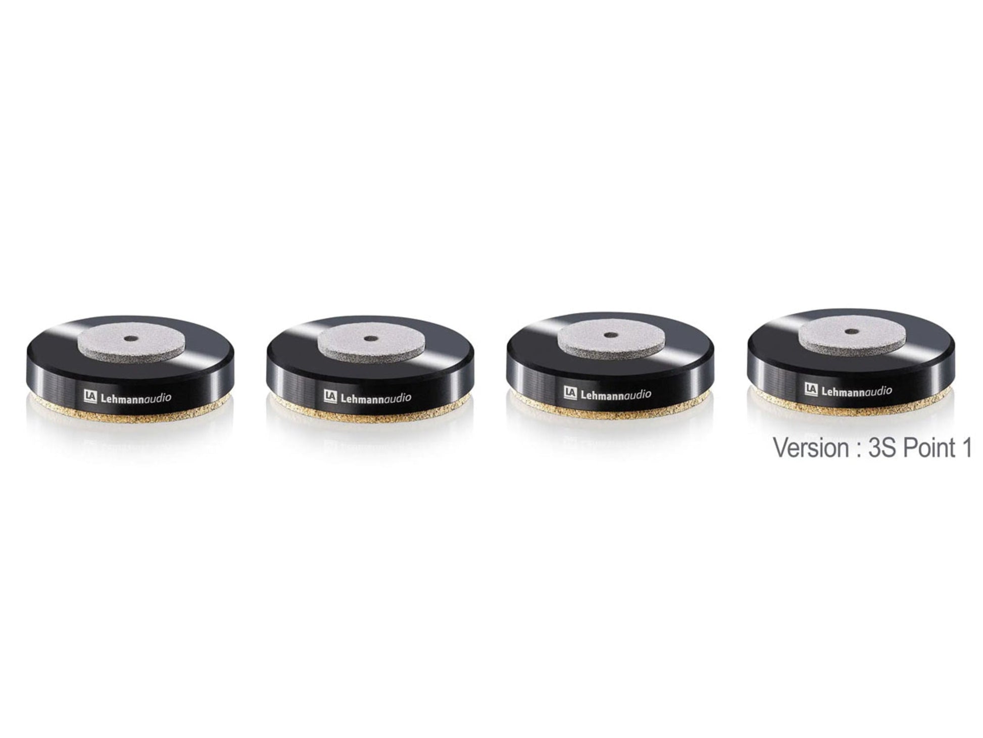 LEHMANN AUDIO 3S Point 3.6 Noir (lot de 4)