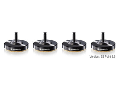 LEHMANN AUDIO 3S Point 3.6 Noir (lot de 4)