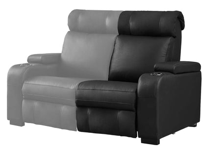LUMENE LUXURY III Siège 100% cuir + Accoudoir gauche